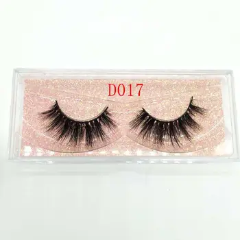 

3d mink eyelashes natural long 3d mink eyelash daily make up use false eyelash real mink hair 3d mink eyelashes D017