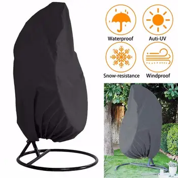 

Polyester Swing Hanging Chair Eggshell Dust Cover Waterproof UV Resistant Durable Windproof Cover Outdoor Garden Yard Products