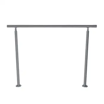 

Stair Railing Handrail Stainless Steel Rail Bars Elegant Stylish and High-Quality Railing 150 x 102.5cm