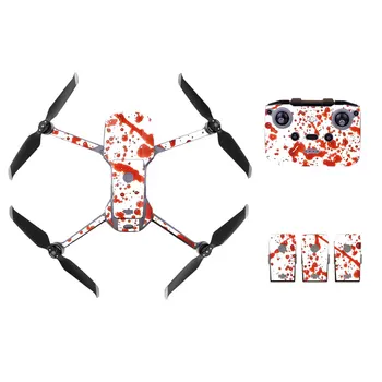 

Blood Vinyl Decal Skin Sticker for DJI Mavic Air 2 Drone + Remote Controller Protection Film Cover+3pcs Battery Stickers