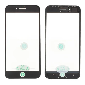 

NEW AAA+ Cold Press Replacement LCD Front Touch Screen Glass Outer Lens with frame OCA film for iphone 8 7 6 6s plus 5s 5g 5c