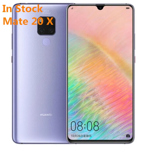 

New 7.2 Inch Full Screen Huawei Mate 20 X Mate 20X Mobile Phone Andorid 9.0 Kirin 980 Octa Core 40.0MP NFC IP53 Quick Charger