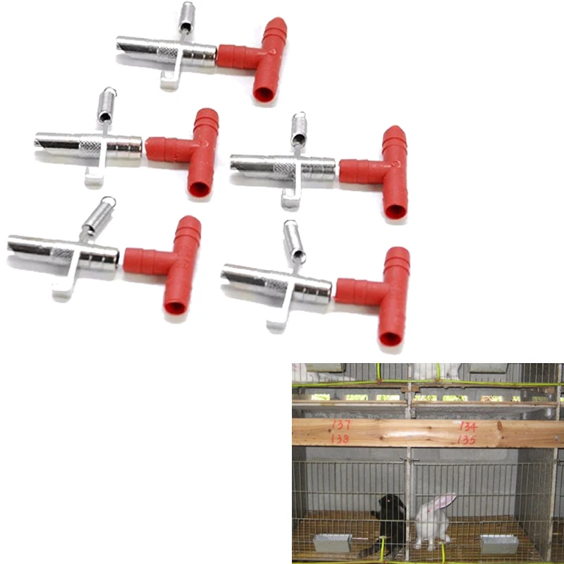 

100pcs Rabbit Water Feeder Rodent Rabbit Ferret Mouse Nipple Water Drinker durable tool accessories
