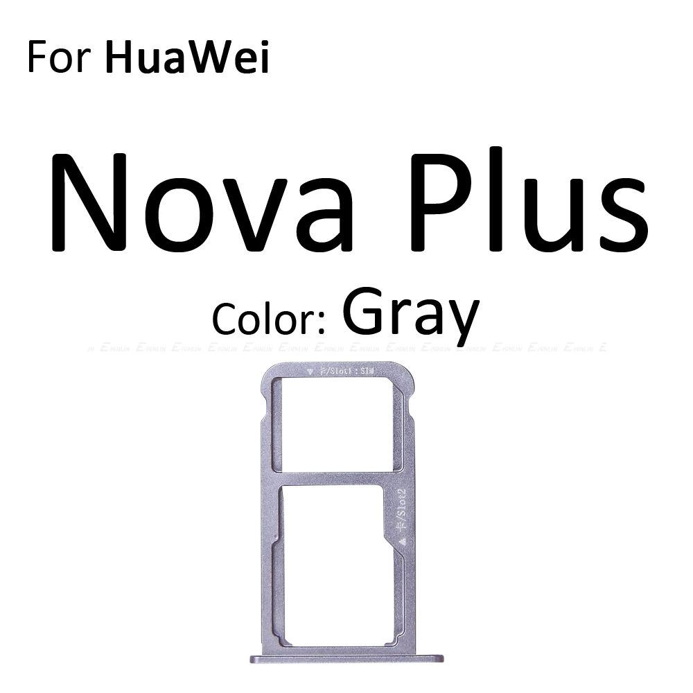 Высокое качество Micro SD/Sim карты лоток гнездо адаптера для Huawei NOVA 2 Plus Разъем Держатель Слот ридер контейнер