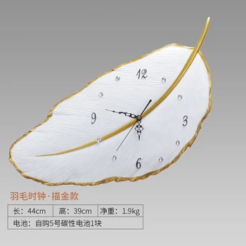 

Simple Luxury Living Room Wall Clock Modern Design Fashion Bedroom Clocks Zegar Scienny Scandinavian retro Decor 6LS06