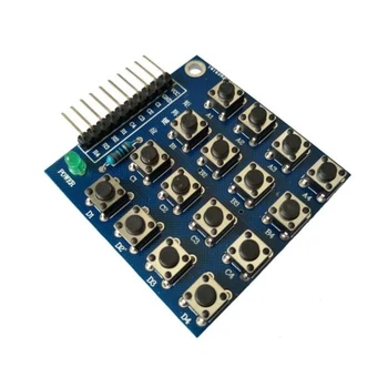 

3pcs QC029 4X4 matrix keyboard / 16-bit keys / single-chip external keyboard / provide sample code