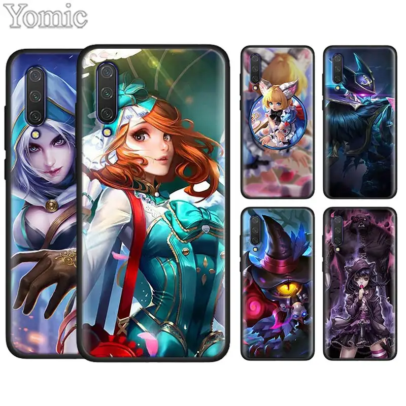 

League of Legends Silicone Case for Xiaomi Mi A1 A2 A3 Lite 9T CC9E Redmi K20 Pro 7 7A Note 7 TPU Cover Coque
