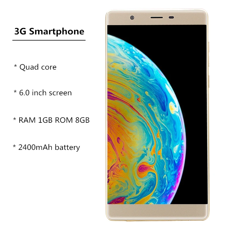 Распродажа 3g WCDMA gsm Android 6,0 celular смартфон четырехъядерный сенсорный сотовый телефон Китай дешевый чехол для мобильных телефонов