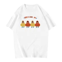 Camiseta de aguacate Harajuku Kawaii para mujer, remera pequeña fresca, Camiseta estampada de moda de estilo coreano, camiseta de Color sólido