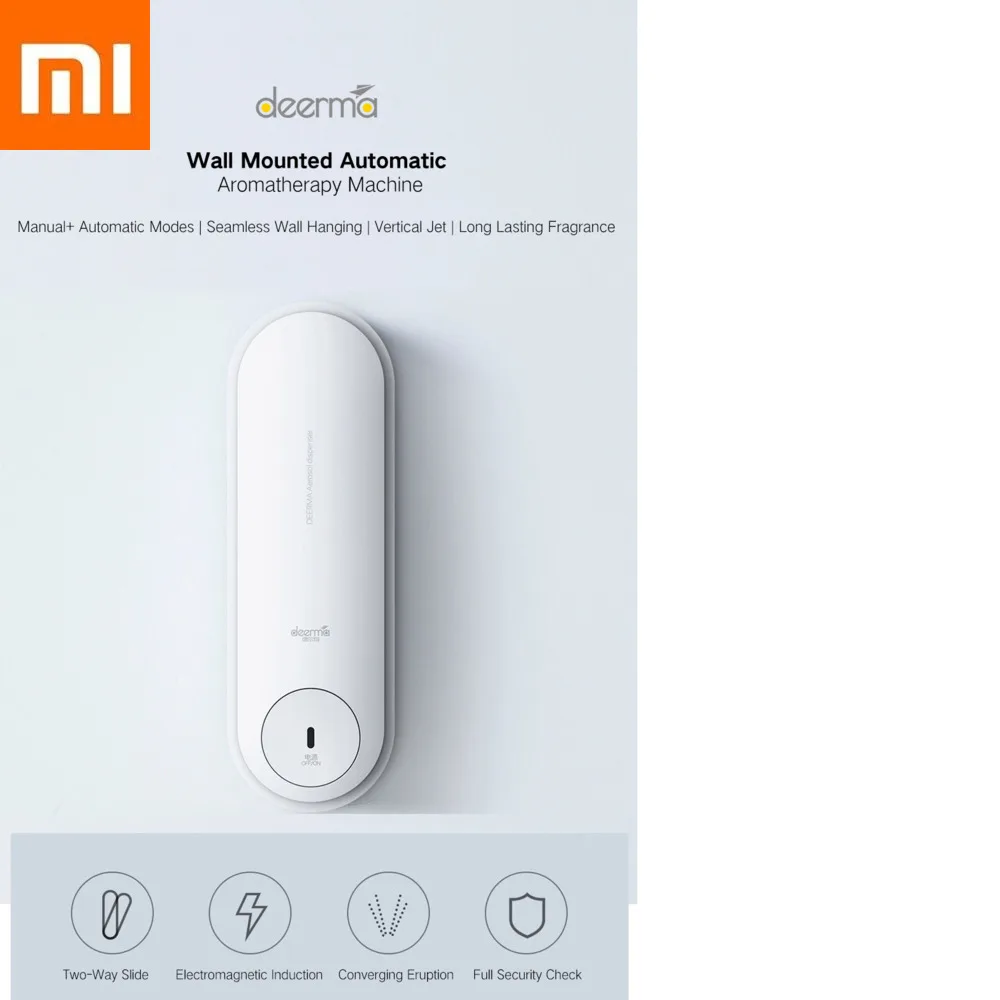 Xiaomi mijia домашний Deerma Dempx830 Скользящий тип бесшовный настенный подвесной Xiomi mijia умный дом автоматический ручной аэрозольный диспенсер