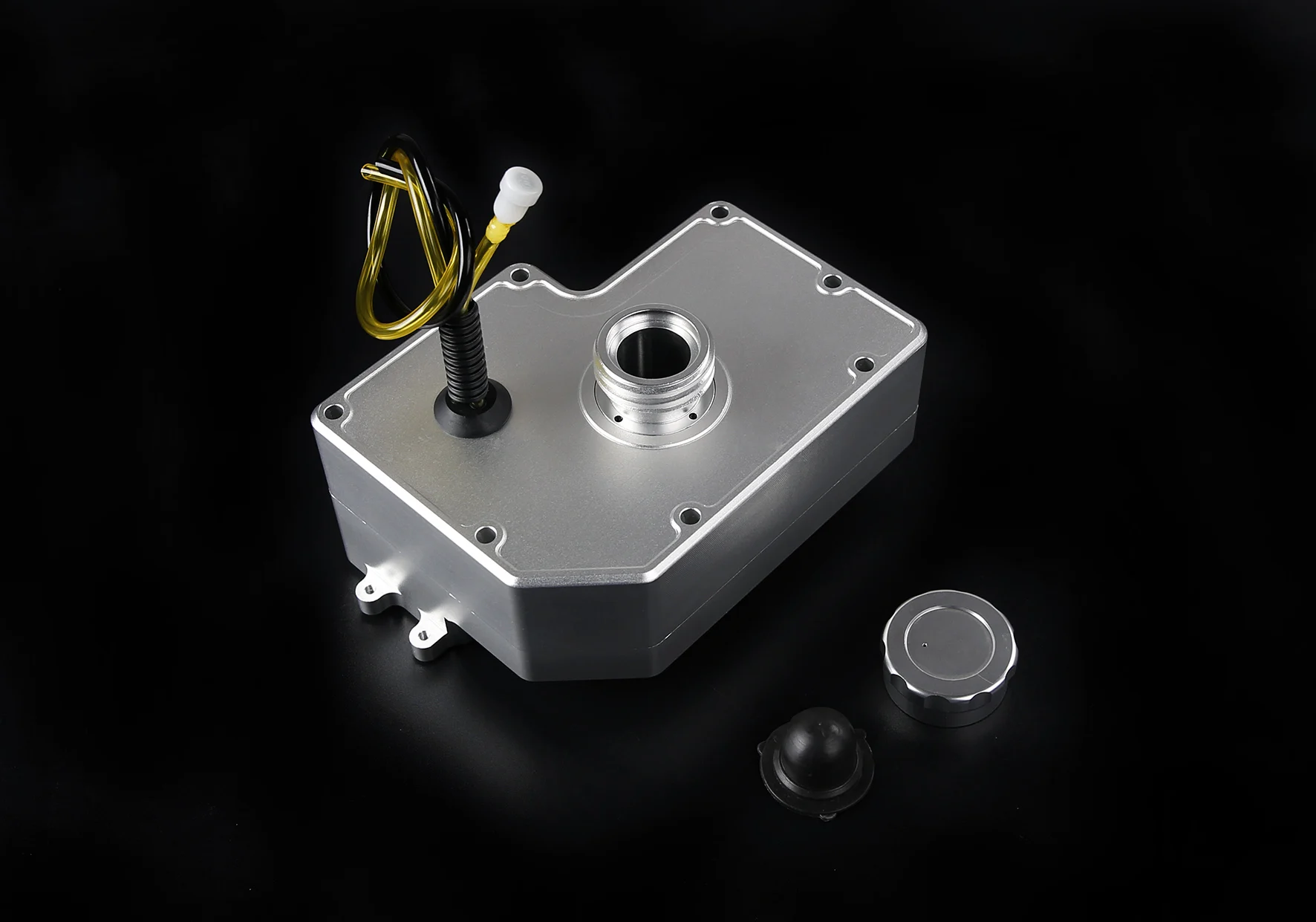 Металлический алюминиевый топливный бак с ЧПУ для 1/5 HPI ROFUN км BAJA Losi 5IVE-T ROVAN LT/V5 ROFUN F5 MCD RR5 XS-5 запчасти для грузовиков Rc