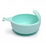 

Snail Shape Lightweight Anti-scalding Suction Cup Base Non-toxic Anti-fall -free Safty Silicone Arc Easy To Clean Baby Bowl
