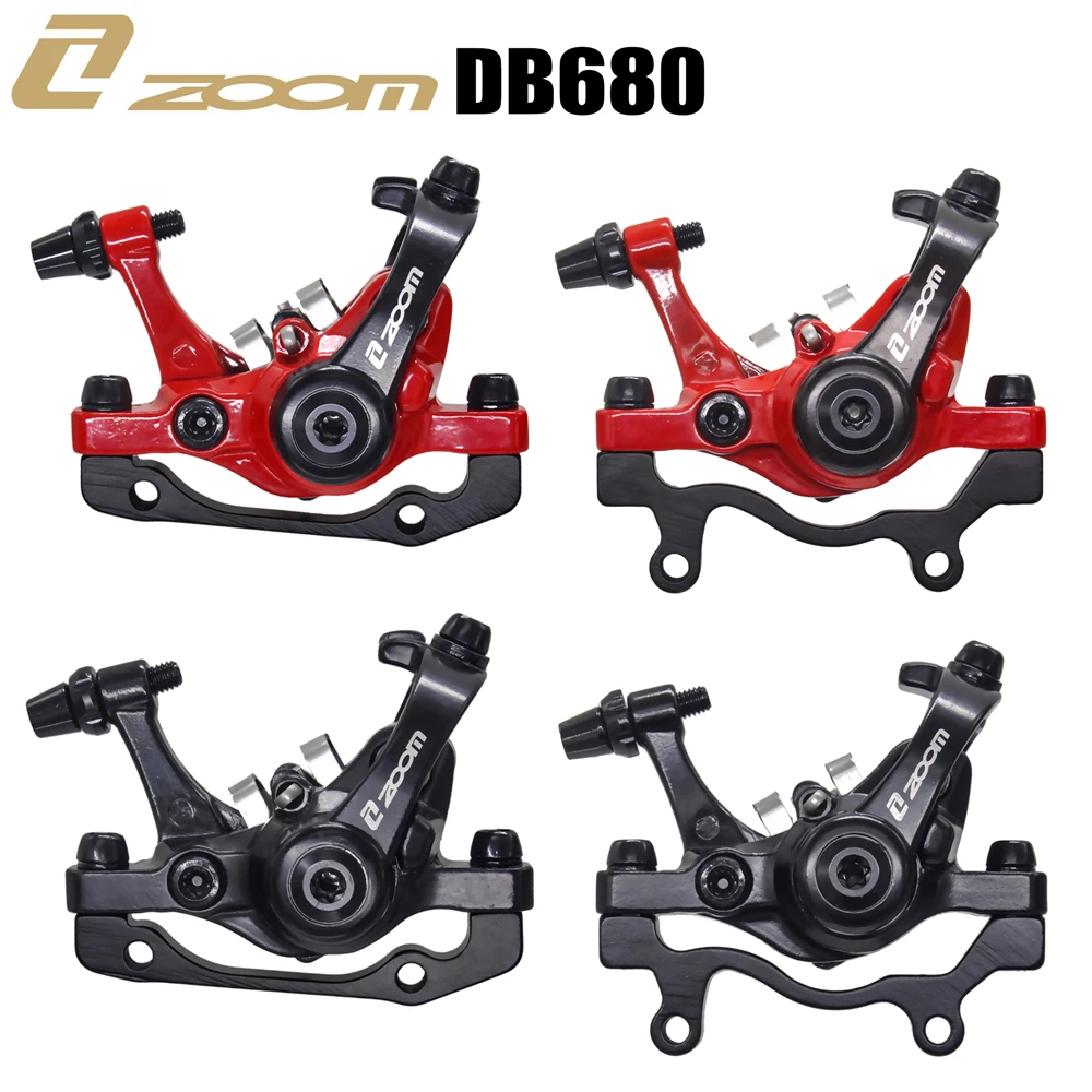 ZOOM Aluminum Alloy MTB bicycle Disc Brake Mountain Road MTB Bike Mechanical Caliper Disc Brakes Cycling Double Brake mountain bicycle disc brake bicycle disc brake mountain bike disc brake