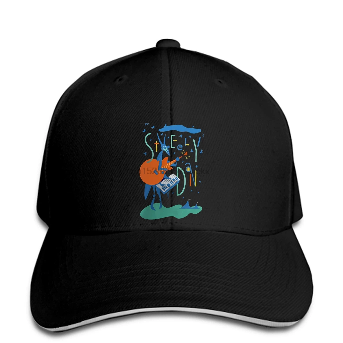 New Popular Steely Dan Us Rock Band Men's Black Baseball cap snapback hat Peaked | Аксессуары для одежды