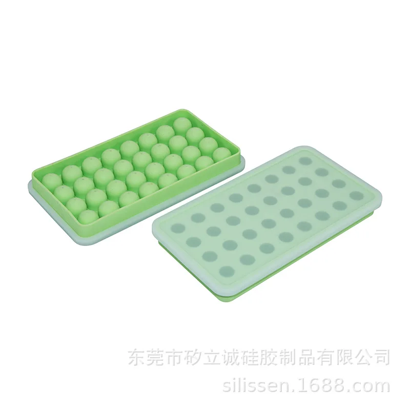 

Manufacturers Direct Selling 32 Case Spherical Food Grade Silicone Ice Tray Bar Restaurant Household Ice Maker Homemade Ice Cube