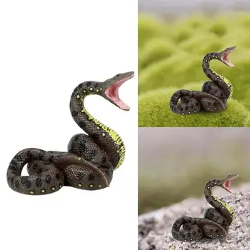 

Realistic Open Mouth Snake Scary Big Python Toys Halloween Model Halloween Snake Party Simulation Props Garden Reptile Pyth A4R4