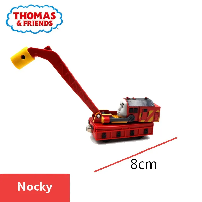 Thomas and Friends Strackmaster 1:43 Двойные головки Mighty Mac фиолетовый поезд модель сплава Магнитный трек мальчик игрушка подарок на день рождения - Цвет: Nocky