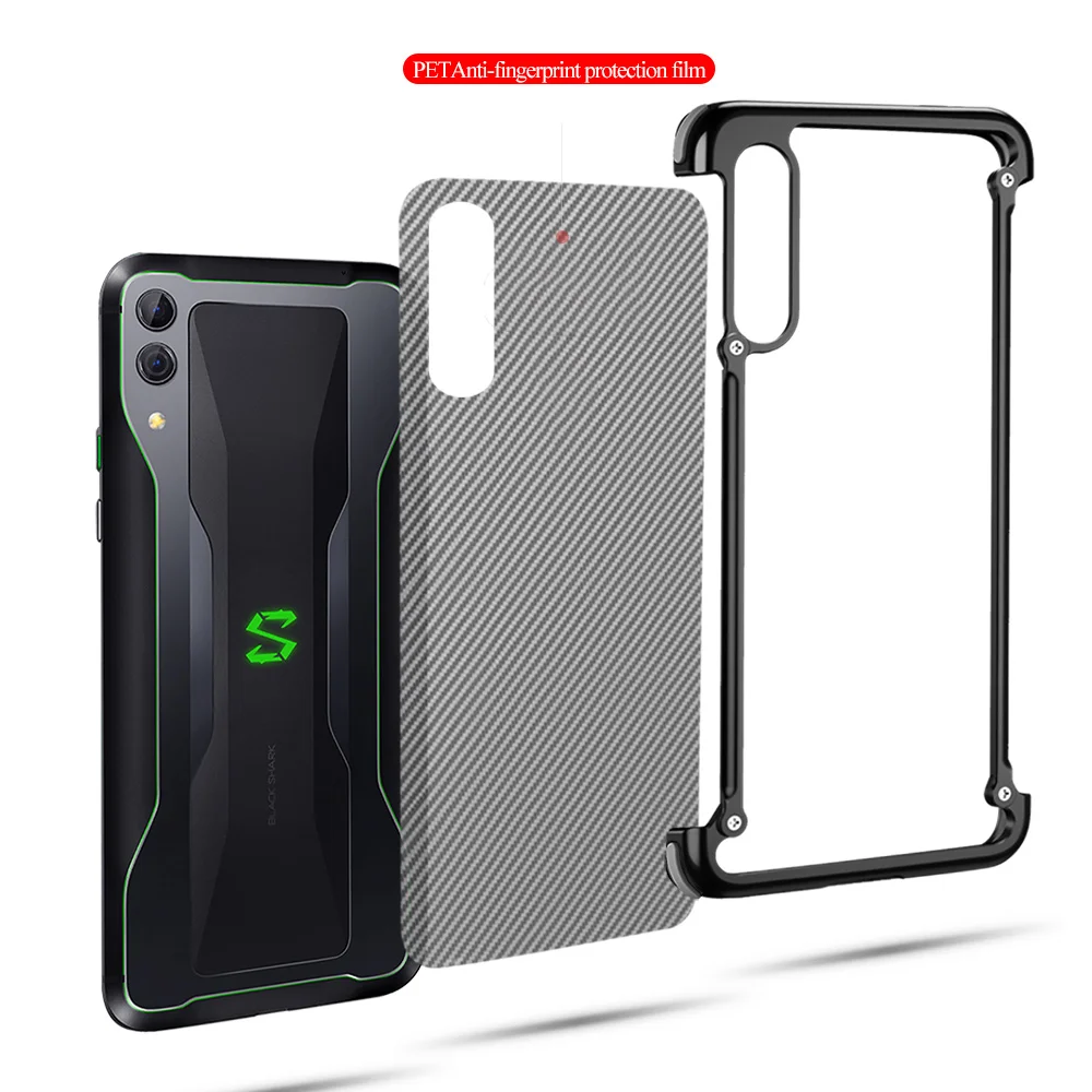 OATSBASF Airbag Bumper Metal Case For Xiaomi Black shark 2 Personality Metal Bumper Case For Xiaomi Black shark 2pro OATSBASF Airbag Bumper Metal Case For Xiaomi Black shark 2 Personality Metal Bumper Case For Xiaomi Black shark 2pro