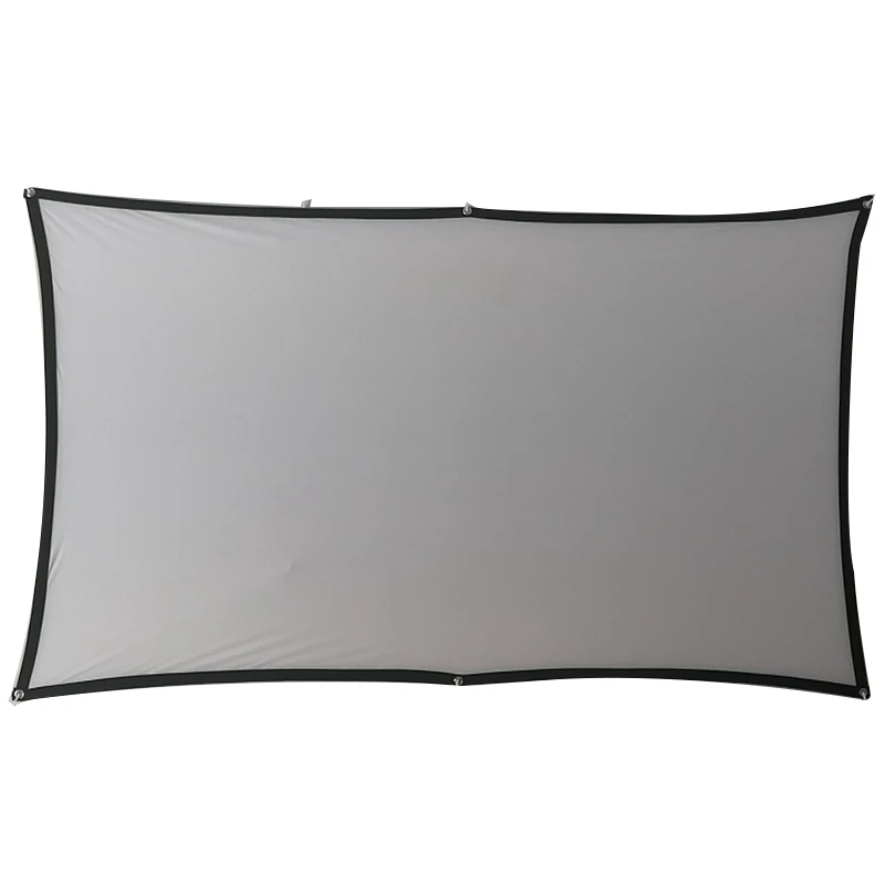 AAAE Top-84 Inch Portable Projection Screens 3D HD Wall Mounted Translucent Projection Screen Canvas 16:9 LED Projector Screen D