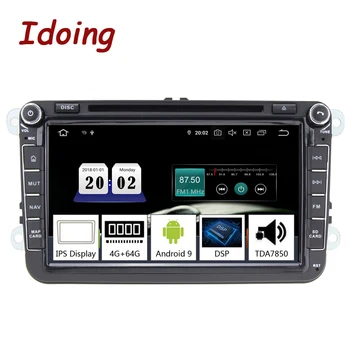 

Idoing 8" 2 din Car Android 9.0 Radio Player Universal For Volkswagen Skoda Seat 4G+64G Octa Core IPS GPS Navigation Multimedia