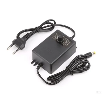 

High Quality Adjustable Power Supply Adapter For Motor Speed Controller 3-12V 2A EU Plug