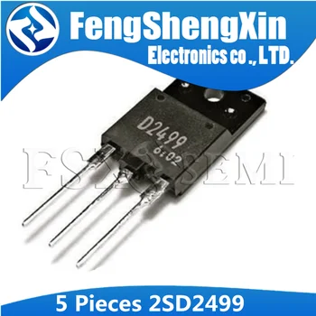 

5pcs 2SD2499 TO3PF D2499 TO-3PF TO-3P NPN TRIPLE DIFFUSED MESA TYPE (HORIZONTAL DEFLECTION OUTPUT FOR COLOR TV)