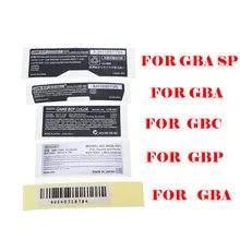 

Repair parts shell sticker FOR GBA/GBA SP/GBC/GBP label