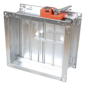 

200-400mm Electric Air Damper Valve Ventilation Pipe Valve Check valve regulating valve Galvanized /stainless steel material