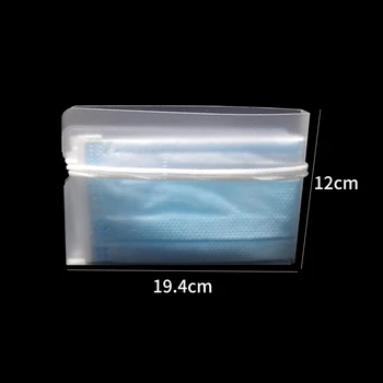 

2020 PP Travel Safe Disposable Mask Holder Pouch Foldable Portable Storage Clip