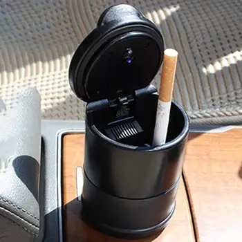

Car Ashtray For Vehicle Creative Car Interior Ashtray Portable Creative Fashion Ashtray With LED Lamps