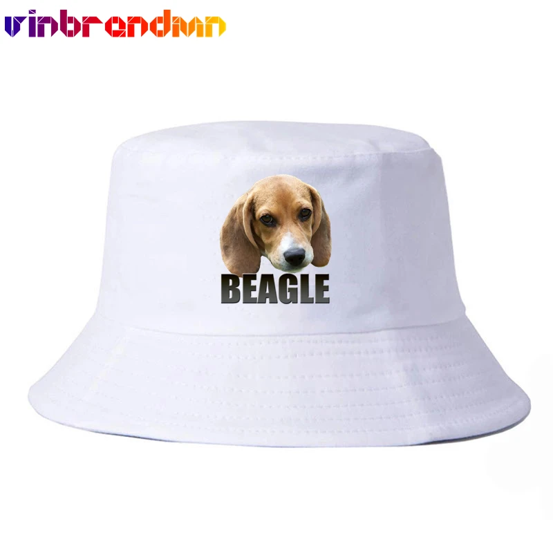 Beagle Dog Bucket Hat Lovely Beagle Dog Animal Unisex Panama Bucket Hat I Migliori Regali Di Natale Cappello Da Pesca Cappello Da Visiera Parasole