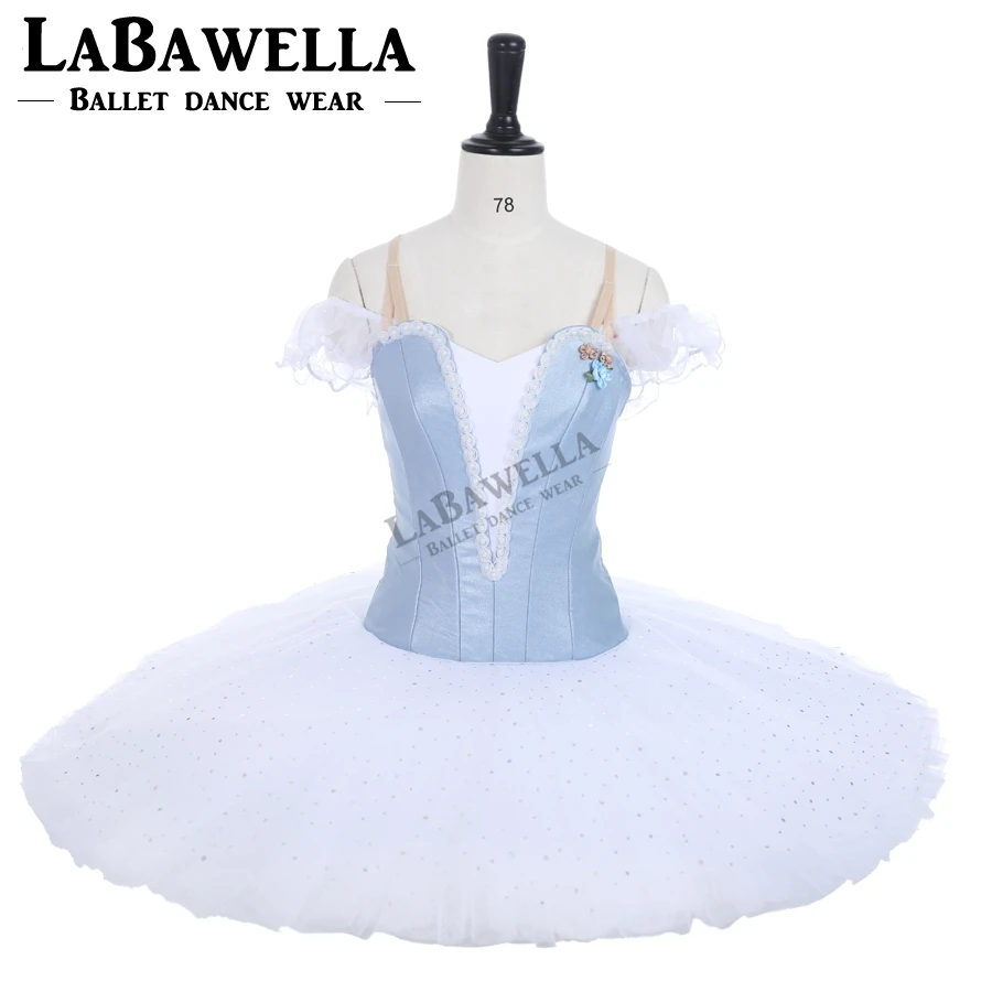 Adult custom platter tutu women blue professional ballet tutu stage  yagp sleeping beauty variations classical ballet tutuLT0021