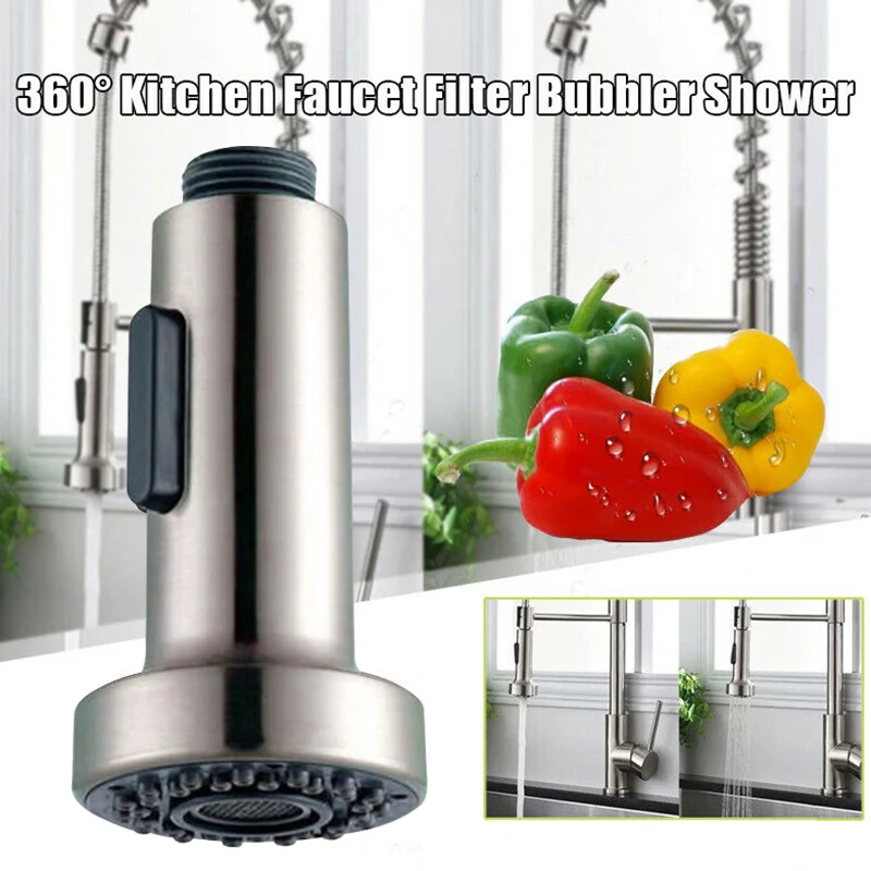 

360 Rotate Faucet Filter Bubbler Shower Head Extension Water Nozzle Spray Kitchen Tool DTT88