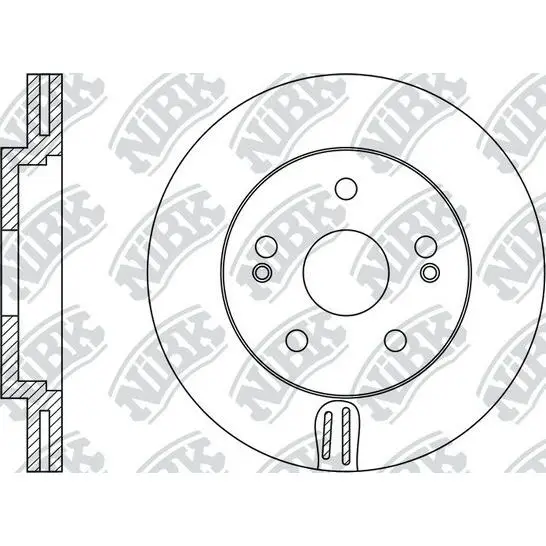 Диск тормозной HYUNDAI SANTA FE(SM) 05-06/(CM) 06- передний вен