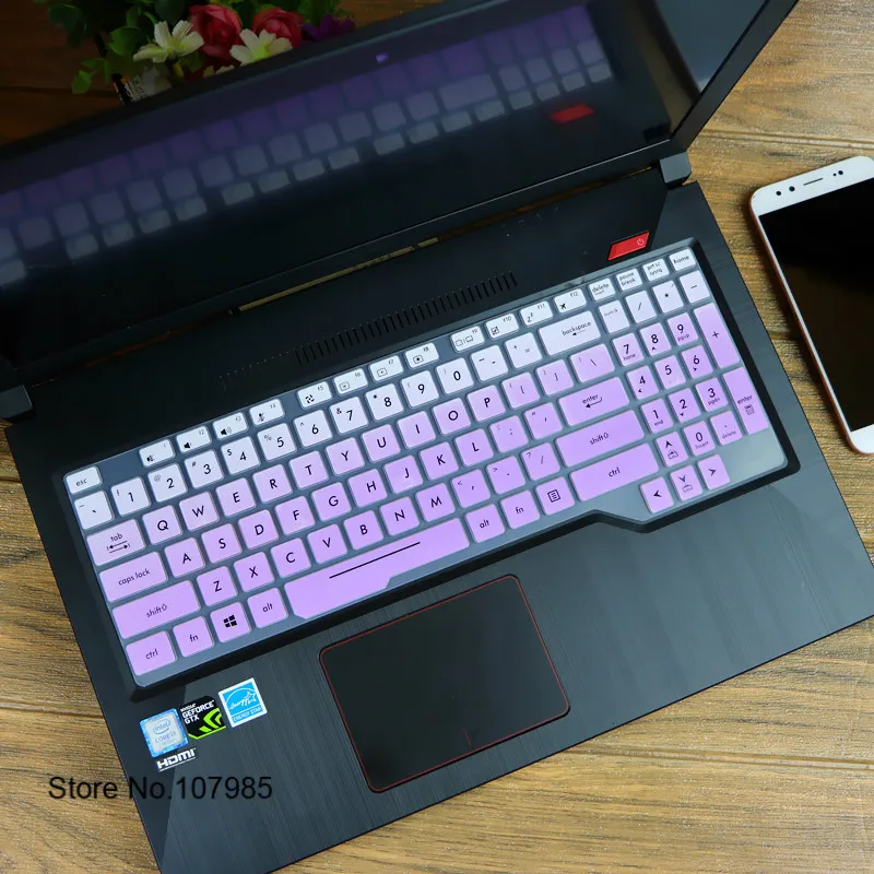 Силиконовый чехол для клавиатуры ASUS Rog Laptop FX63VD FZ63 ZX63 FX80 FX86 FX86F FX86S FX80GE FX95 GL504GM S7Am 15 6 17