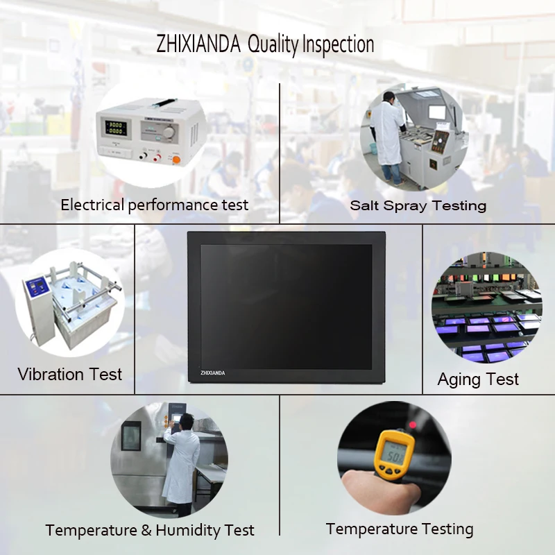 17 Inch Industrial Open Frame Touch Screen Monitor with HDMI VGA BNC USB AV Input Description Image.This Product Can Be Found With The Tag Names Led lcd, Monitors Accessories