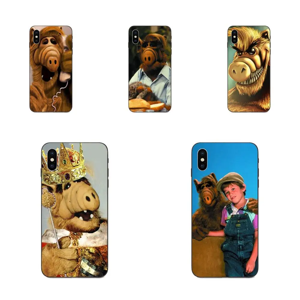 

Soft Silicone TPU Black Custom Phone Alf For Xiaomi Redmi Note 3 3S 4 4A 4X 5 5A 6 6A 7 7A K20 Plus Pro S2 Y2 Y3