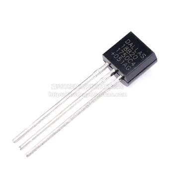 

10pcs Inline DS18B20 chip Programmable digital temperature / temperature sensor Temperature acquisition TO-92
