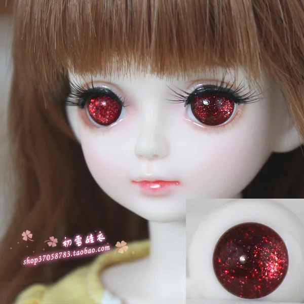 1/8 1/6 1/4 1/3 BJD аксессуары кукла полусферический глазный шар пластиковый мультфильм глаз для BJD/SD, не включает кукольную голову и другие E2559