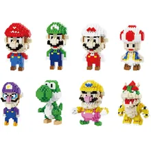 Создатель мини Super Mario Bros фигурный блок Строительный набор Классическая игра модель игрушки подарок игрушки для детей