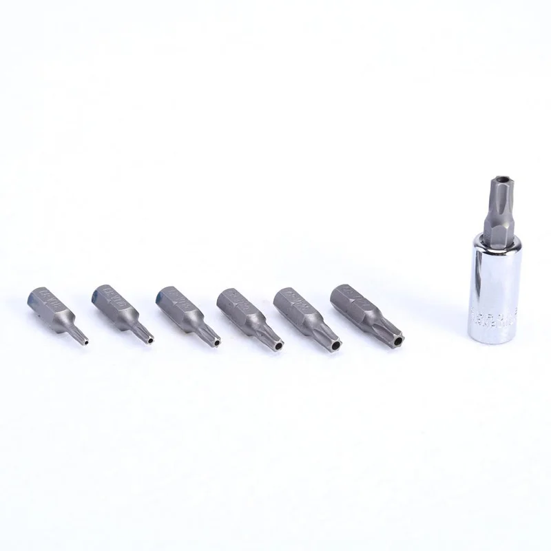 

29pcs Chrome Vanadium Steel Star Socket Bit Set Household Repair Tool Box new high quality