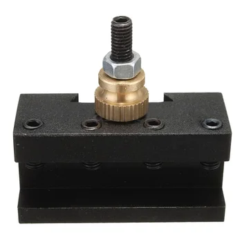 

New 1/4\\\" 1/2\\\" Mini Lathe Quick Change Post Facing Milling Turning Tool Holder 1x
