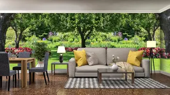 

[Self-Adhesive] 3D Tree Lawn 9438 Wall Paper mural Wall Print Decal Wall Murals