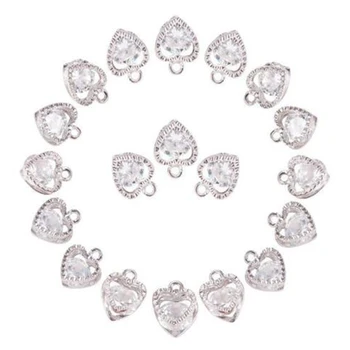 

Cubic Zircon Alloy Drop Shape Jewelry Accessories Set For Jewelry Making