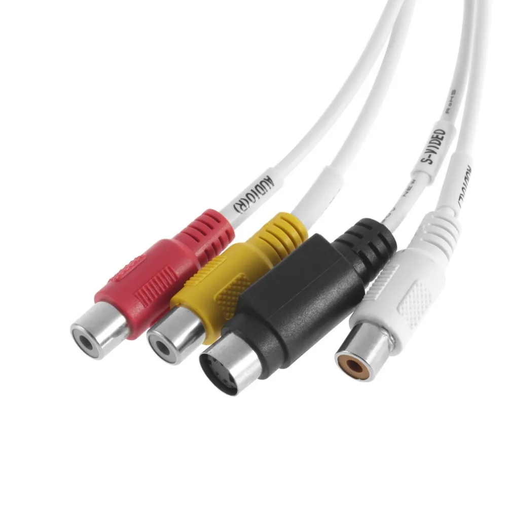 1 комплект USB2.0 видео ТВ тюнер DVD Audio Capture карты Converer адаптер для компьютера CC ТВ Камера Win7/8 White оптом