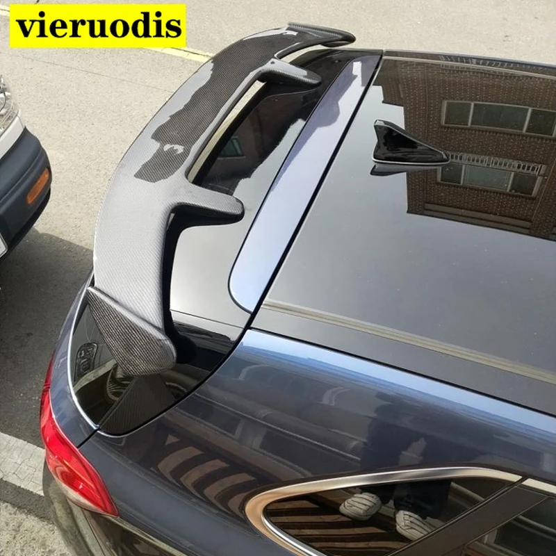Rear Trunk Lip Windshield Wing Car Styling Accessories Carbon Fiber Car Rear Spoiler for Hyundai I30 2008-2019 Trunk Roof Lip Spoiler Tail Wing 
