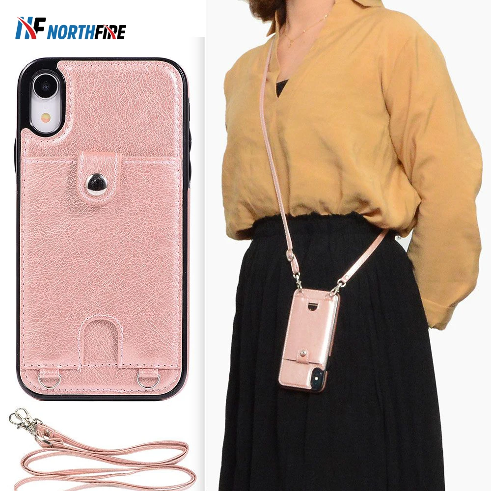 Ретро чехол для телефона из искусственной кожи iPhone XS Max X XR слот карт задняя крышка