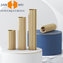 

M2 Copper Column Round Monitor Copper Column Security Copper Column Camera Stud Double Pass Support Column Knurled Coupling Nut