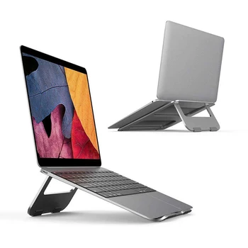 

Portable Folding Laptop Stand Heat Dissipation Base Notebook Bracket Bed Lapdesk Angle Adjustable Non-slip Bracket For MacBook
