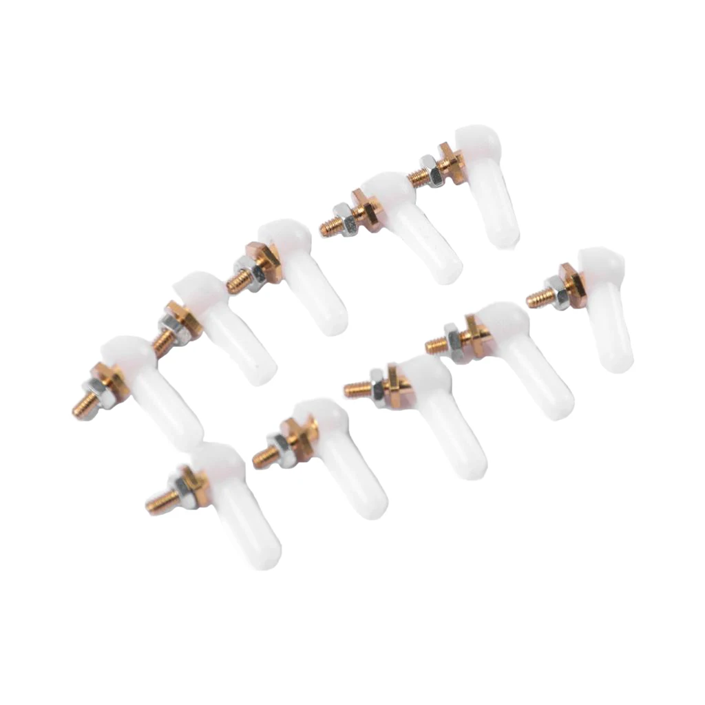 10 Pieces Ball Joint Articulated Ball Pivots Links M2 Connectors